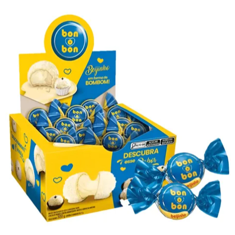 Bombom Bonobon Sabor Beijinho Display Com 18 Unidades De 15G -  ARCOR