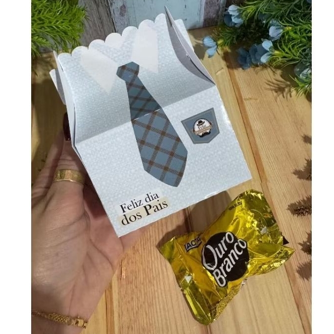 Caixinha Dia dos Pais | Lembrancinhas | Caixinha Personalizada para Bombom,, Doces, etc