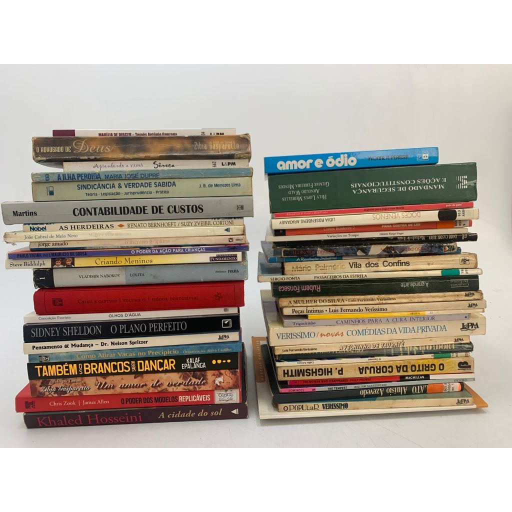 Livros Diversos - Variados Gêneros e Autores