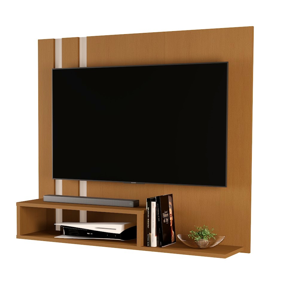 Painel Pompeia com Nichos e Prateleira Design Moderno e Funcionalidade