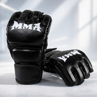 Luva MMA Profissional Meio Dedo Boxe Muay Thai Karatê Sparring Treino Luta Par