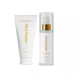 KIT FEMININO CREME HIDRATANTE INFALÍVEL + BODY SPLASH INFALÍVEL 200ML BY PRIMACIAL