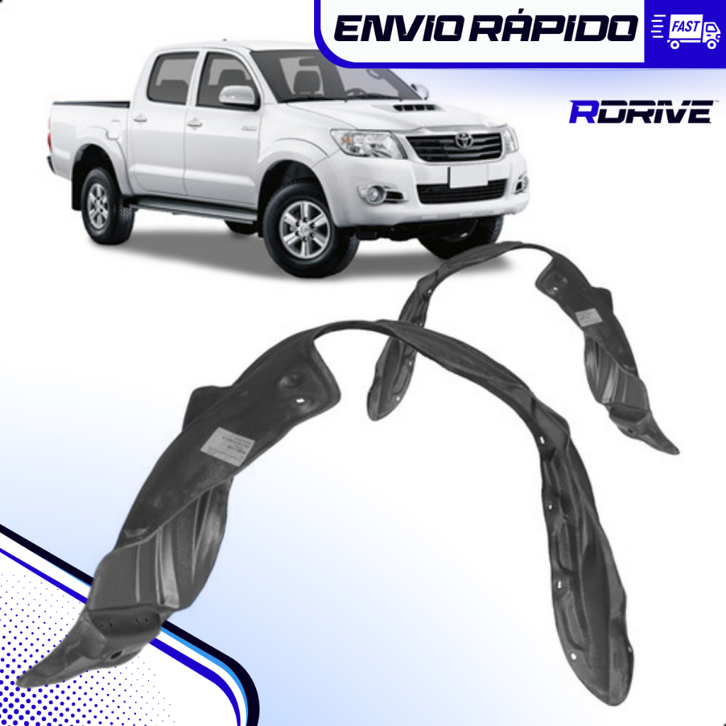 Parabarro Hilux Pick-up 2012 a 2015 Dianteiro Direito ou Esquerdo Unitário Toyota Molde Original