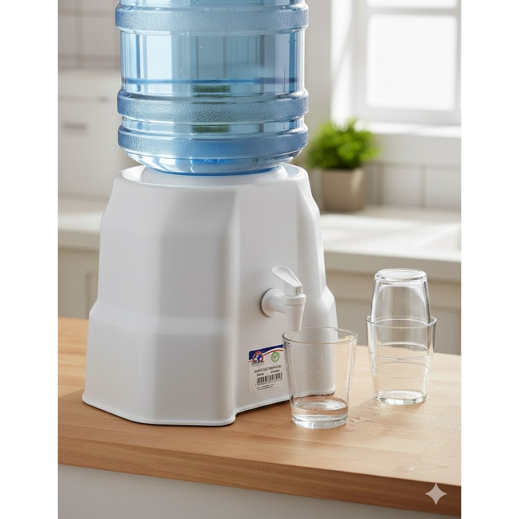 Suporte Com Furador Para Bombona Galão De Agua Cozinha
