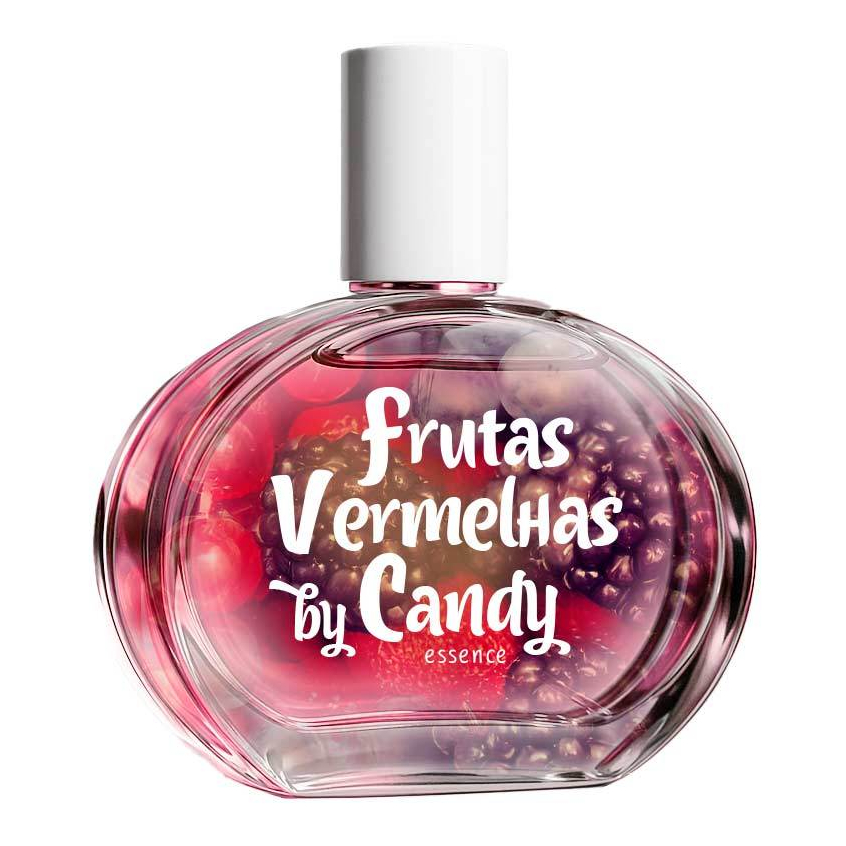 KIT Perfume Unissex Candy Frutas Vermelhas 100 ml + Perfume de bolso 7 ml