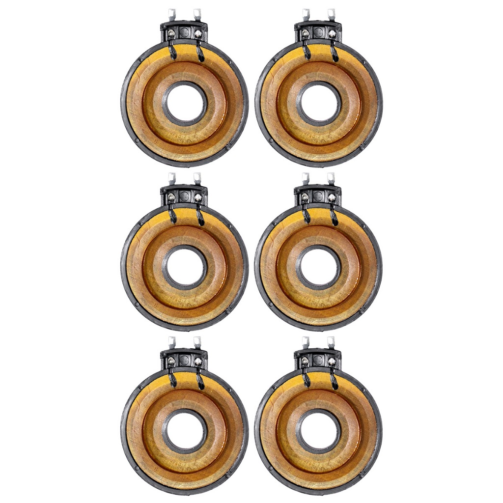 6x Reparo Compatível Driver Selenium ST 200 Tweeter 8 Ohms 100W QST 20 Som Automotivo