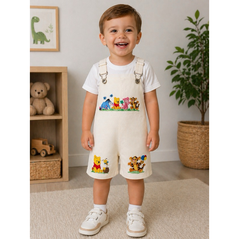 jardineira urso pooh