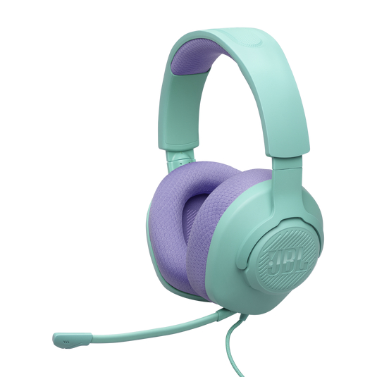 Headset Gamer Jbl Quantum 100M2 Cyan P2 com Microfone Removível Fone de Ouvido
