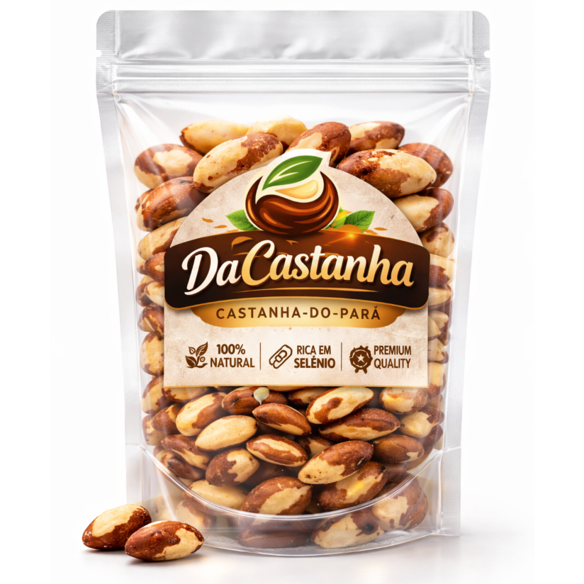 Castanha do Pará 1 Kg Inteira - DaCastanha