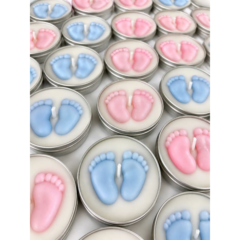 Kit Vela na Latinha c/TAG personalizada ideal para lembrancinhas |maternidade |Nascimento |Aniversário|Casamento |Chá
