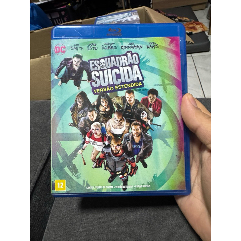 blu-ray duplo Esquadrão suicida versão suicida - original - dublado - fotos reais