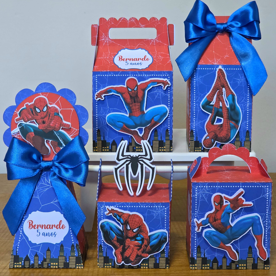 kit festa SUPER HEROI HOMEM ARANHA festa infantil aniversário lembrança HOMEM ARANHA PERSONALIZADO