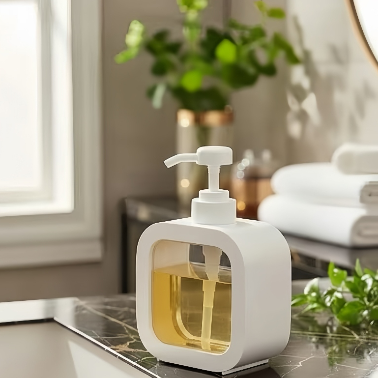 Dispensador De Shampoo Desinfetante Detergente Simples Para As Mãos Para Frasco De Bomba