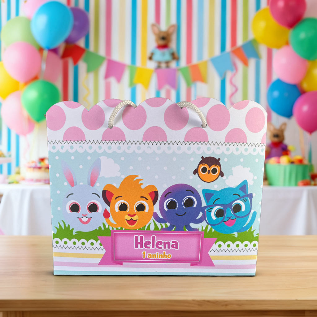 Sacola Personalizada Bolofofos | Sacolinha | Lembrancinha | Mimos | Aniversário