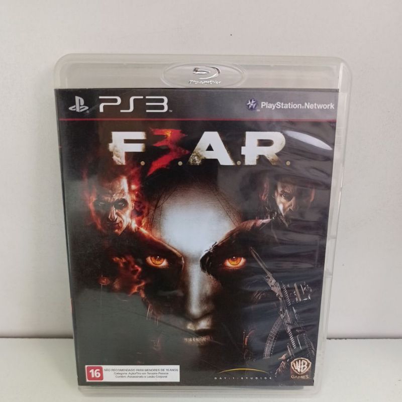 jogo Fear 3 PS3 original mídia física.
