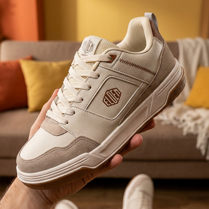 Tênis Masculino Street Skate Casual E1457 - Estilo Urbano e Resistente Design Moderno | Elden