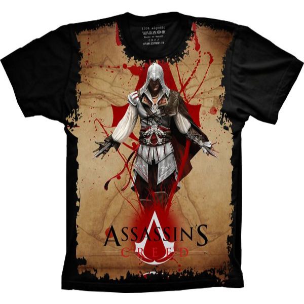Camiseta Gamer Assassins Creed S-34