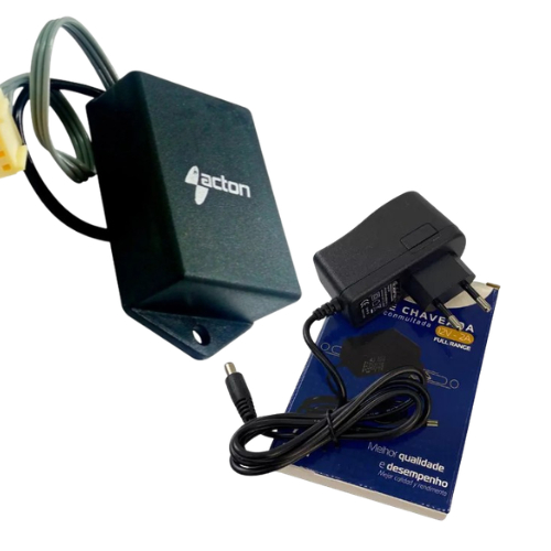 Receptor Automatizador Acton Use seu controle em outras marcas + Fonte 12V/2A Full Range GAREN