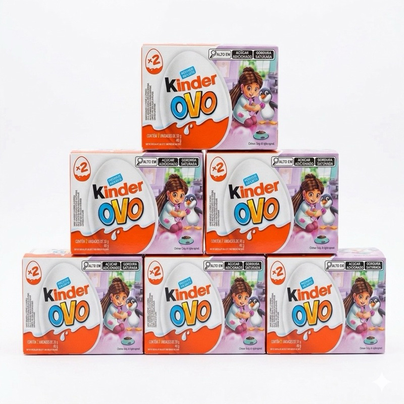 Kit Kinder Ovo Meninas Mundo da Veterinária | Caixas Lacradas com Surpresa