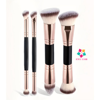 ANA 1108/4 Pincéis De Maquiagem De Ponta Dupla/Conjunto Com Parte Superior Plana Angular/…