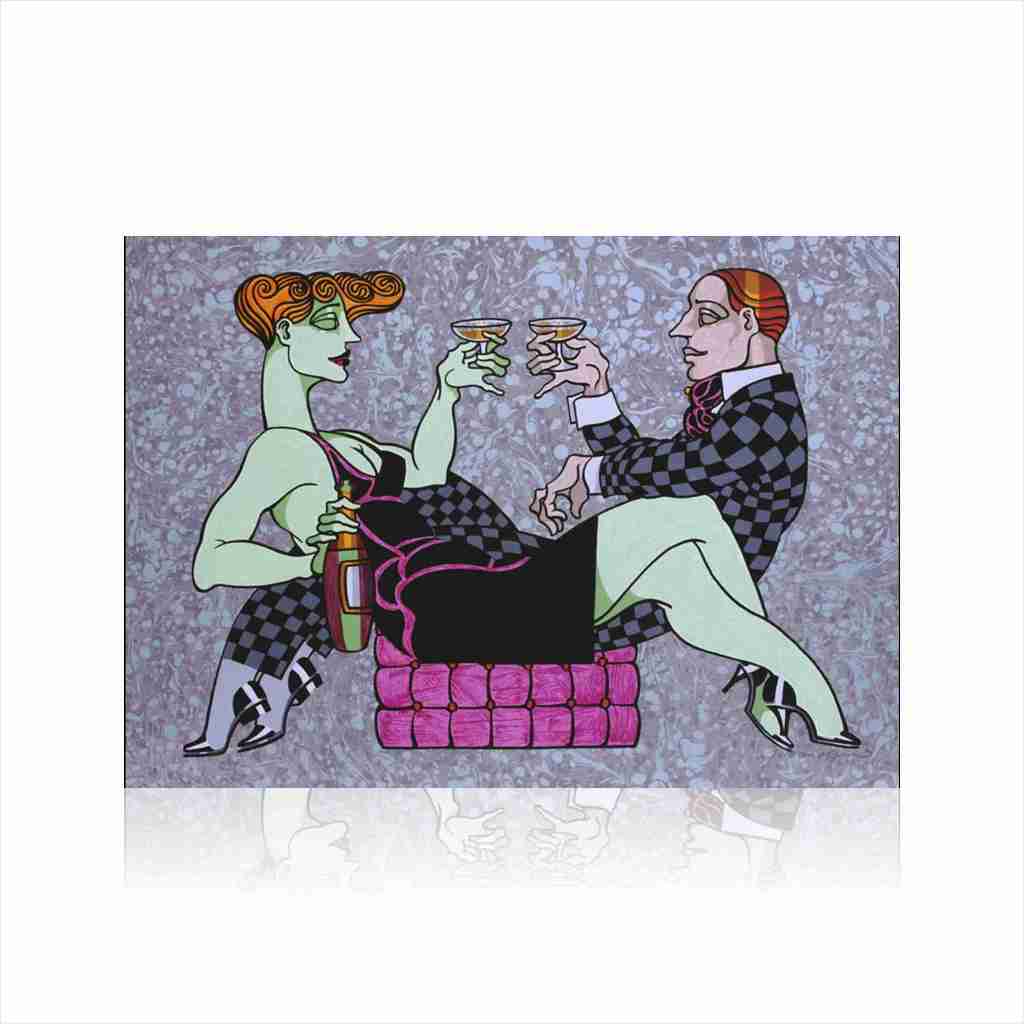 Quadro decorativo - Juarez Machado - Sofa de 2 lugares - Bar - Cantinho do Churrasco - decoração para bar e restaurante