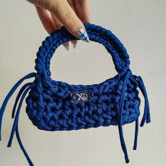Bolsa Lira, Bolsa de Crochê Artesanal feita de Linha Premium