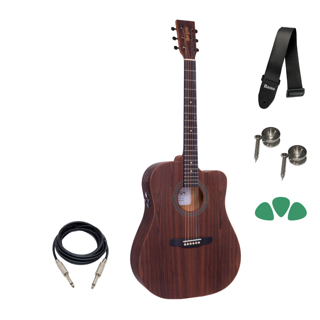 Violao Rozini Folk Rx 315 At Ct Presenca Brasil Eletrico