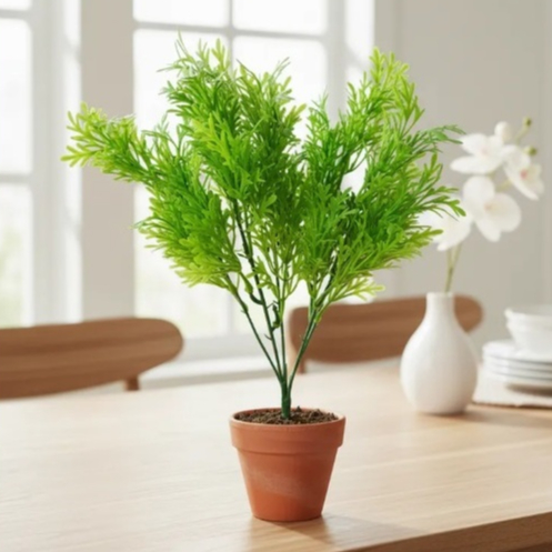 Planta Artificial Alecrim Mini 1 Galho Folhagem Decorativa Arranjo Floral Decoração Parede