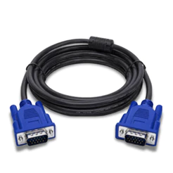 Cabo VGA Macho Reforçado Computador Monitor Vídeo Imagem 1.8 Metros