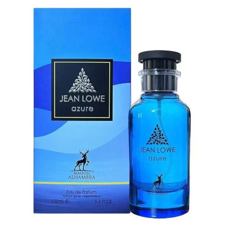 Perfume Jean Lowe Azure Maison Alhambra Eau De Parfum 100ml Masculino  Aquático Aromático Refrescante