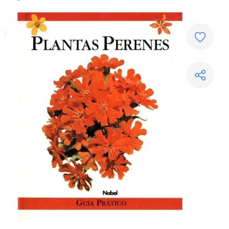 Livro Plantas perenes - Guia Pratico com 92 espécies - Ilustrado