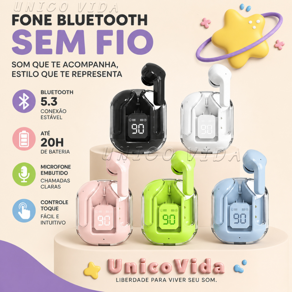 Air31 Fone De Ouvido Bluetooth Binaural Pequeno Esportes Estéreo Baixo