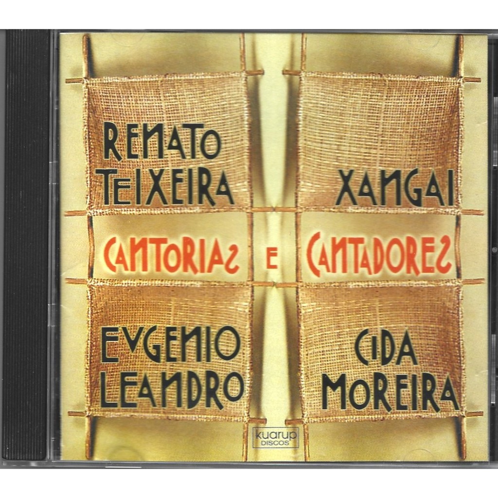 Cd Cantorias e Cantadores - 1997 (Xangai Renato Teixeira Cida Moreira Eugênio Leandro)