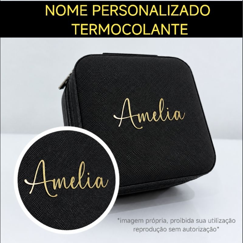 1/2/3/4/5/6/7/8/10/11/12/14/15/16/18/19 Nomes Adesivos Termocolantes Personalizados Para Porta Joias