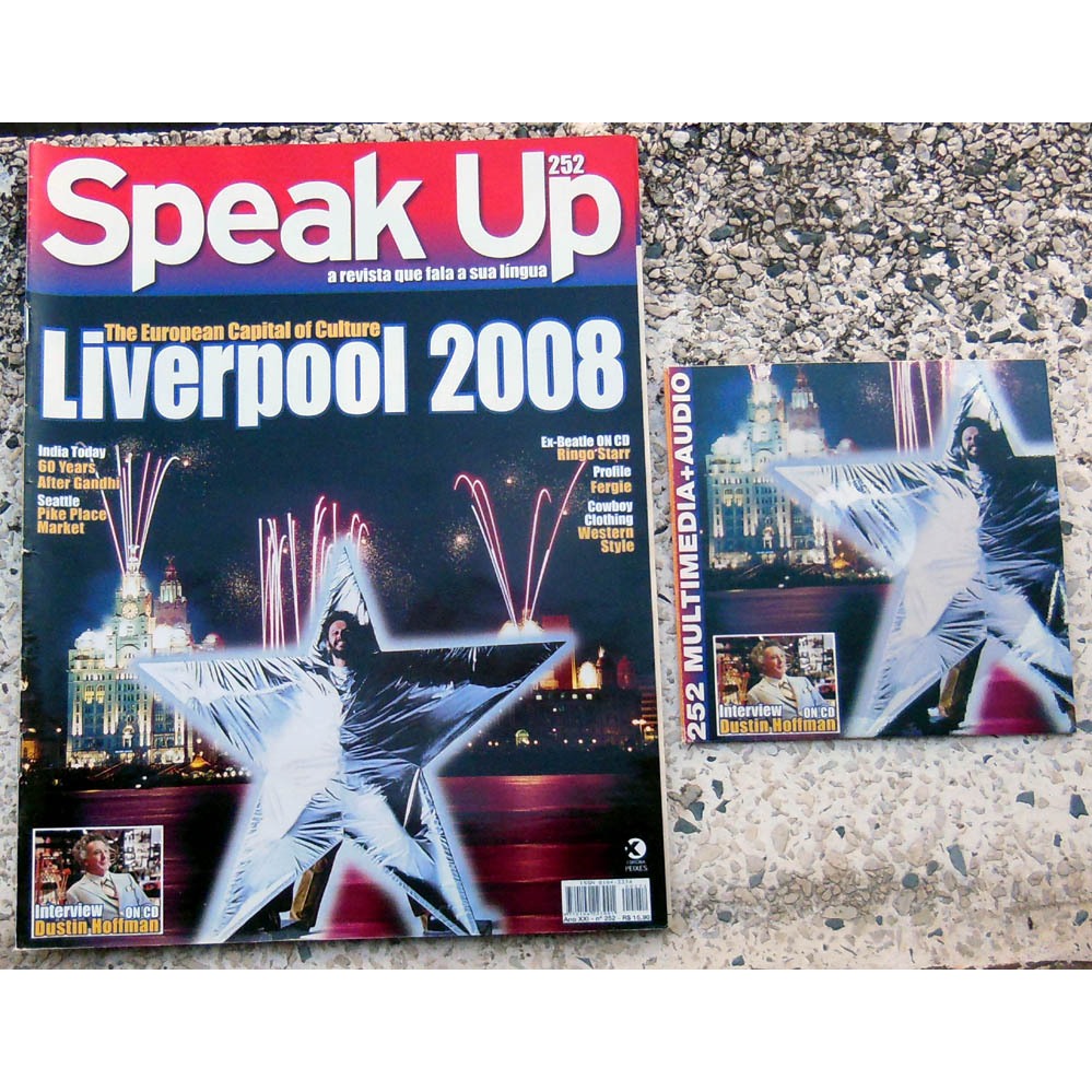 Revista Speak Up 252 Ringo Starr Fergie Dustin Hoffman - Maio 2008