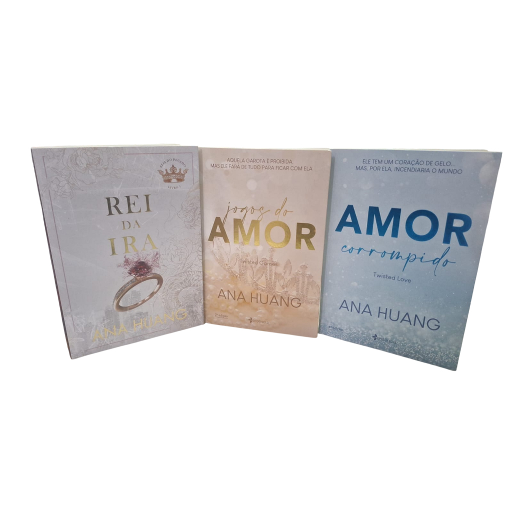 Box de 3 livros: Rei da Ira/ Jogos do amor/ Amor Corrompido - Ana Huang
