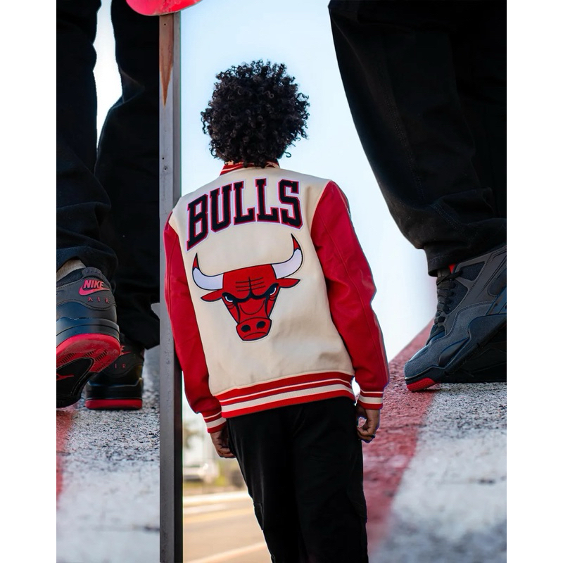 Jaqueta Colegial - Chicago Bulls Estilo Nba
