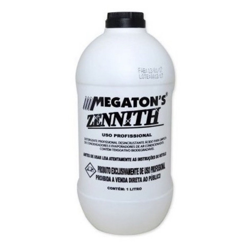 Zennith Detergente Limpeza De Serpentina Ar Condicionado 1lt - Megatons