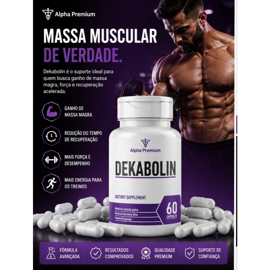 Suplemento Super Testo Dekabolin (Testo Booster) Importado