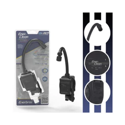 Torneira Elétrica Enerclean 4 Temperaturas Para Parede Acabamento Acetinado Mate Cor Preto Enerbras