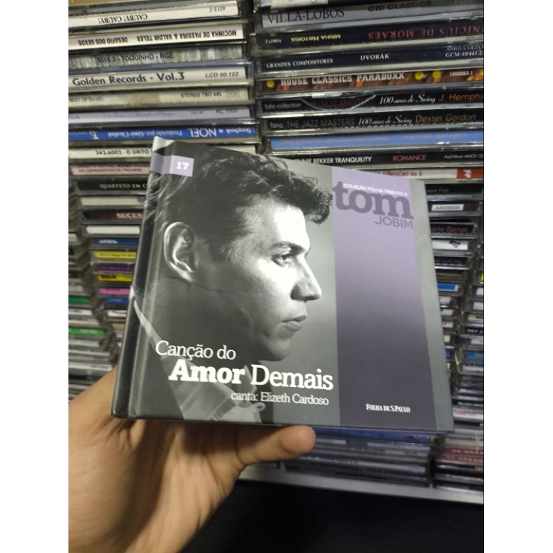 CD CANÇÃO DO AMOR DEMAIS - TOM JOBIM - COLEÇÃO FOLHA TRIBUTO - CD Usado conservado - REF;CD 2421