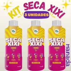 3 Seca Xixi Cachorro Gato Para Varrer Sem Odor 1kg - Petmais