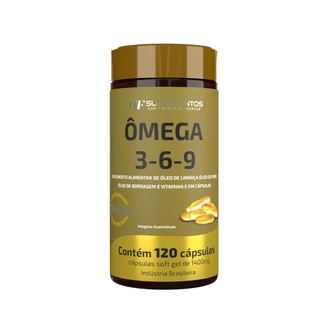 Omega 3 6 9 (Peixe Borragem E Linhaça) Hf Suplementos 120 caps