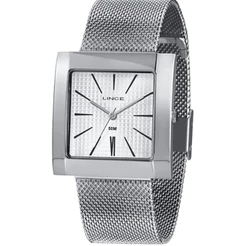 RELÓGIO LINCE FEMININO PRATA QUADRADO LQM4654L B1SX