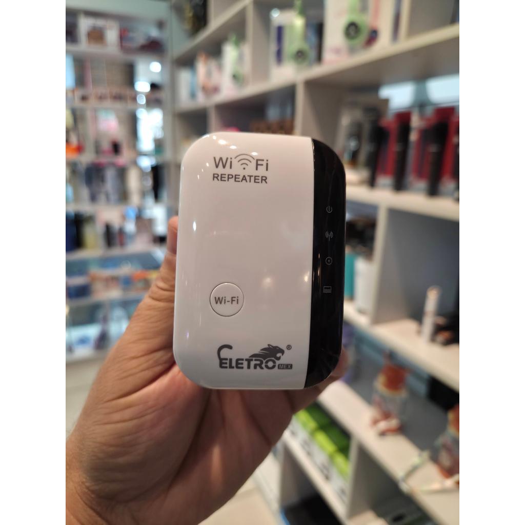 Repetidor de Sinal WiFi Wireless-N 300Mbps Amplificador Extensor de Rede WLAN Bivolt EL-1801