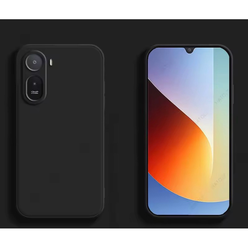 2X1 Xiaomi Poco C85X 5G  -Capa Silicone Aveludada Colorida + Película Ceramica 3D