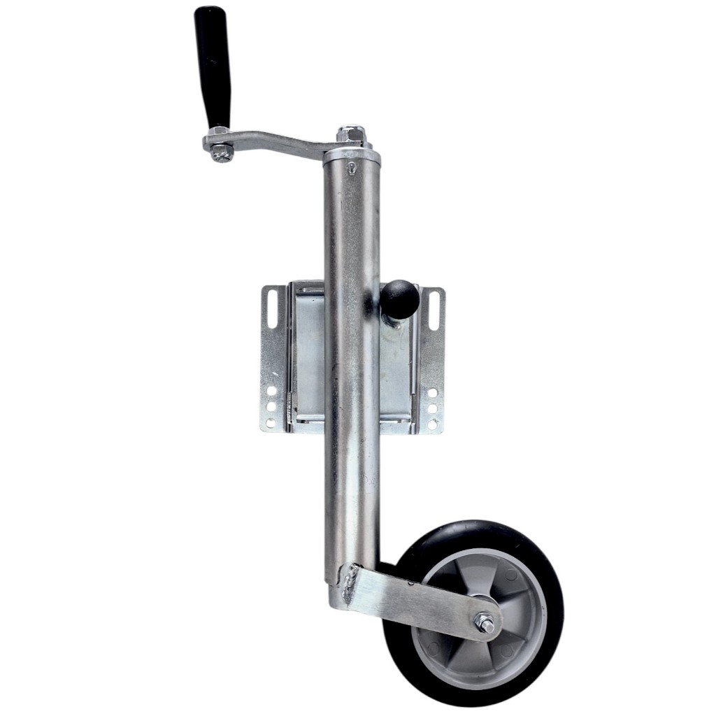 Pedestal De Apoio Carreta Carretinha Reboque Com Roda Rodinha 60cm