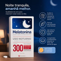 Melatonina União Química Frasco 300 comprimidos
