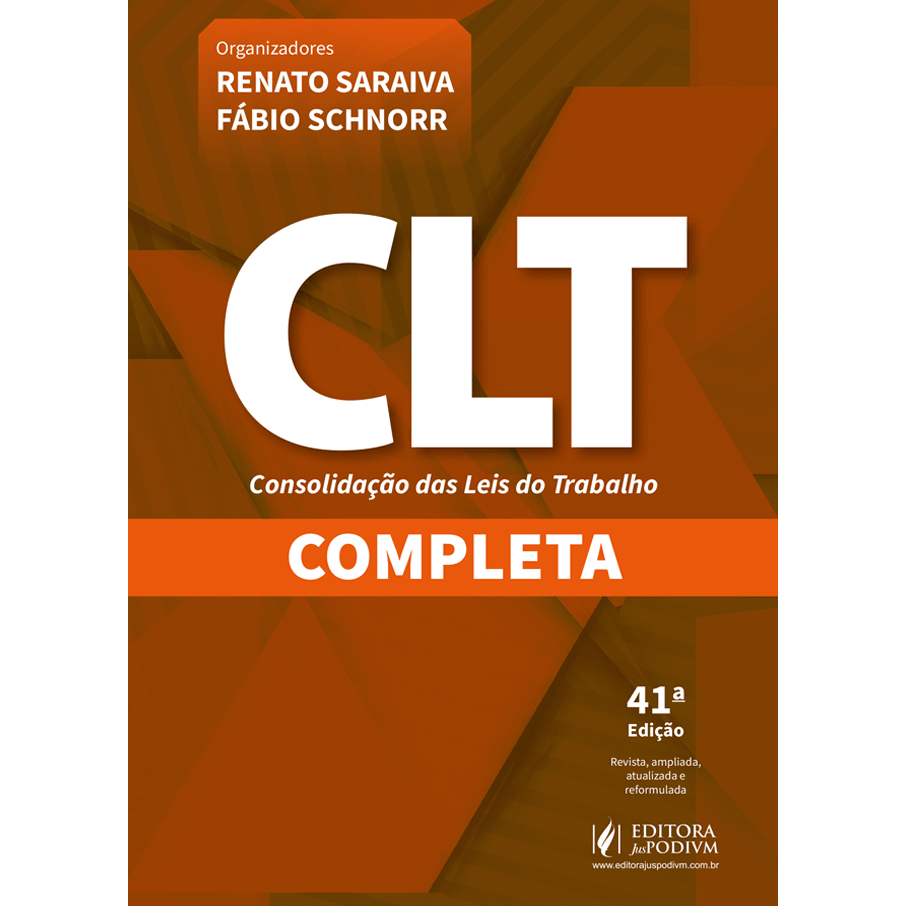 CLT - Consolidação das Leis do Trabalho - Completa 46º exame oab 2026 - juspodivm