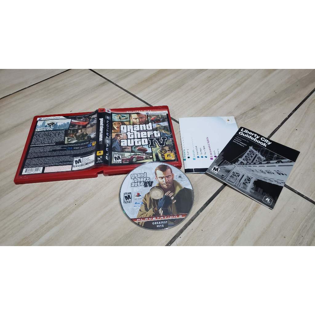 Jogo Gta 4  COMPLETO DO PLAYSTATION 3 - TUDO OK! K899